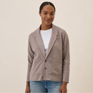 Pact Airplane Relaxed Blazer Taupe M